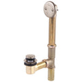 Delta 1.5-in Lift and Turn Drain with Brass