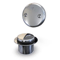 Keeney 1.5-in Polished Chrome Foot Lock Drain with Plastic Pipe