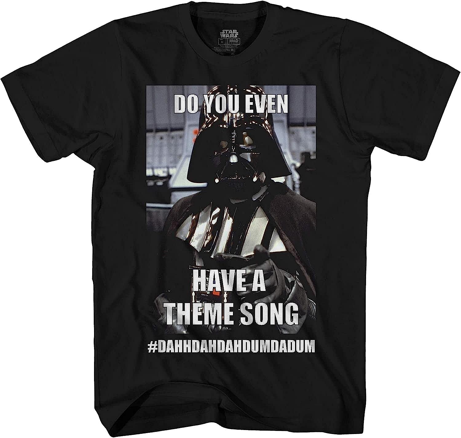 STAR WARS Darth Vader Dark Side Theme Song Graphic T-Shirt