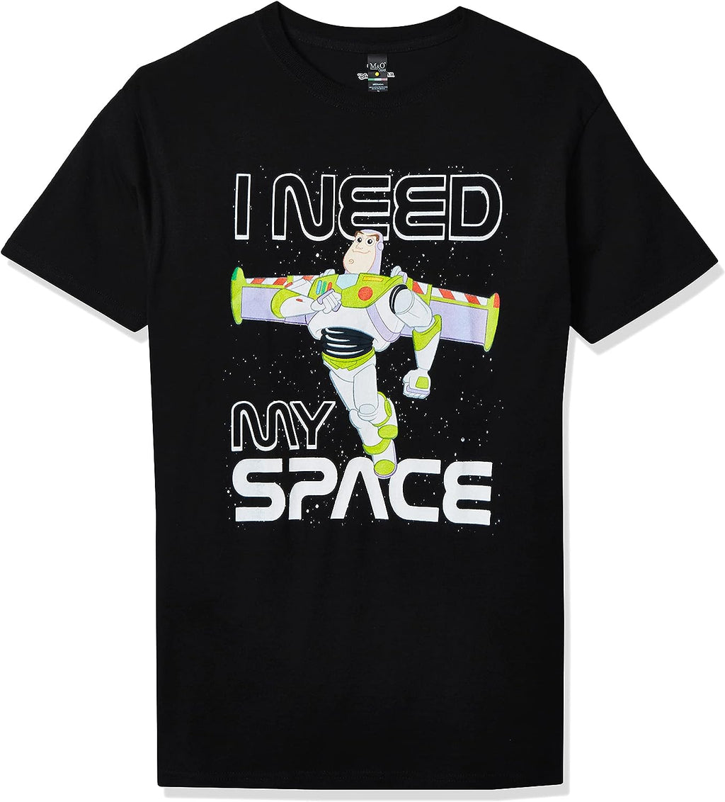 Disney Men's Toy Story Buzz I Need My Space Graphic T-Shirt
