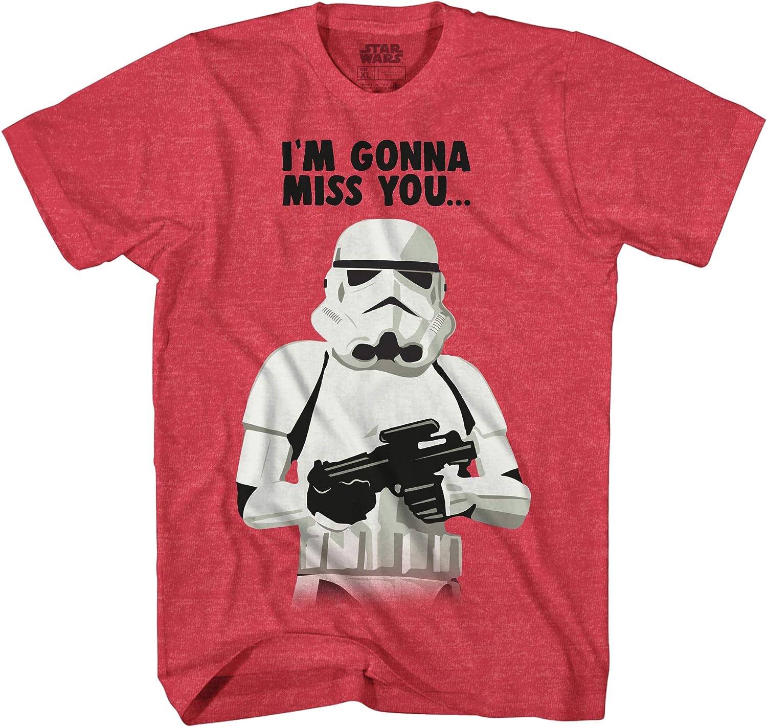 STAR WARS Stormtrooper Miss You Storm Trooper Funny Humor Pun Adult Tee Graphic T-Shirt for Men Tshirt