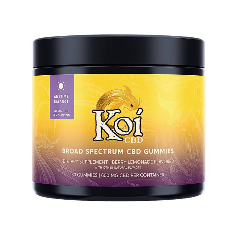koi cbd cbd edible anytime berry lemonade gummies 10mg