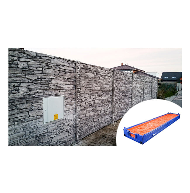 Unique Design High Durability Attractive Pattern Wall Decorative Concrete TVD Single Sided Fence Molds at Reasonable Price