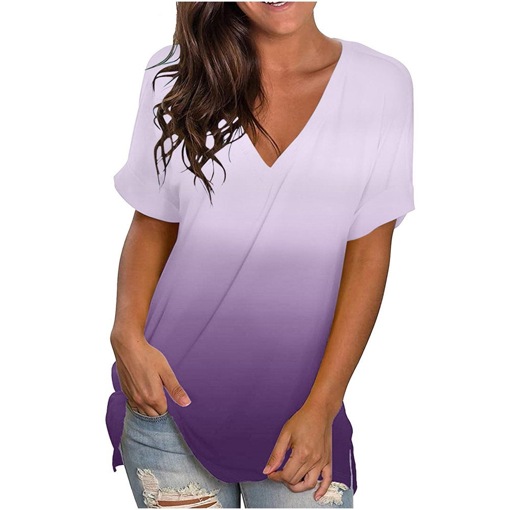Best Selling Women's Clothing Short Sleeve T-Shirt For Women Loose Casual Knitted Premium Quality T Shirt Supplier From BD