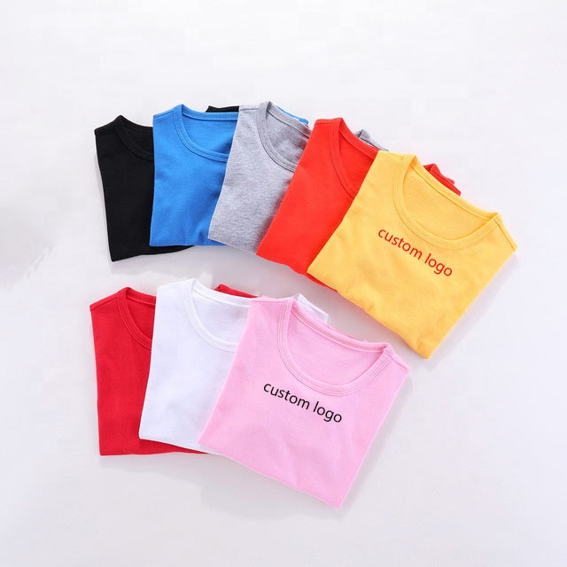 Cool & Comfy: Cotton Plain Children's T-shirts for Boys and Girls