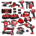 Hot selling MilwaukeeS 2695-15 power tools combo kits M18 20V Cordless Lithium-Ion Combo Tools Kits W\bags