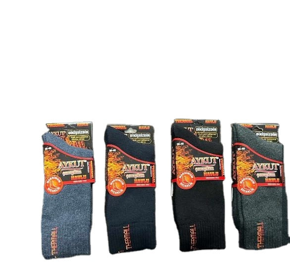 Man Sock Thermal from Turkey very nice quality for Winter four color available to shipping