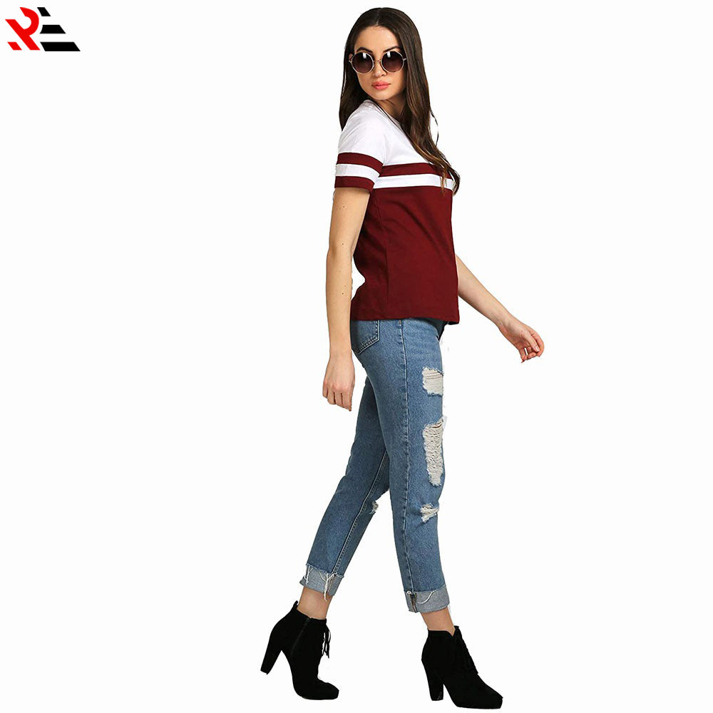 High Quality Women's clothing Wholesale Women's Shirts Short Sleeve Fashion Unisex T Shirts Round Neck Women T shirts