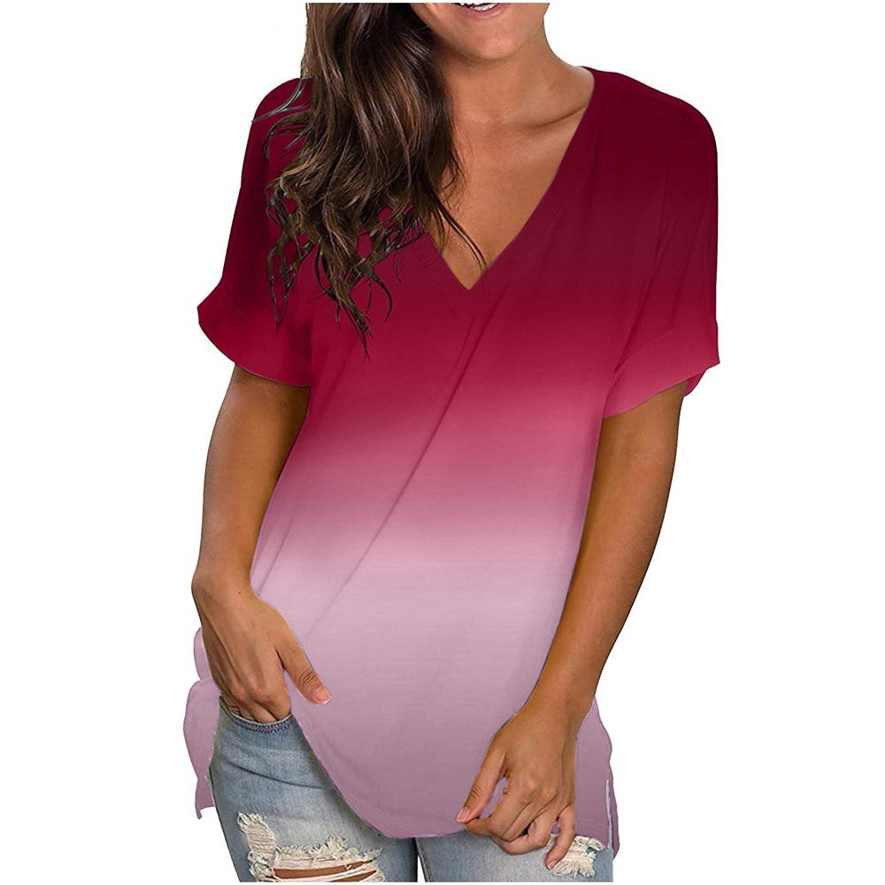 Best Selling Women's Clothing Short Sleeve T-Shirt For Women Loose Casual Knitted Premium Quality T Shirt Supplier From BD