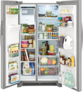 Hot Sales 25.6 cu ft Side by Side Refrigerator Stainless Steel