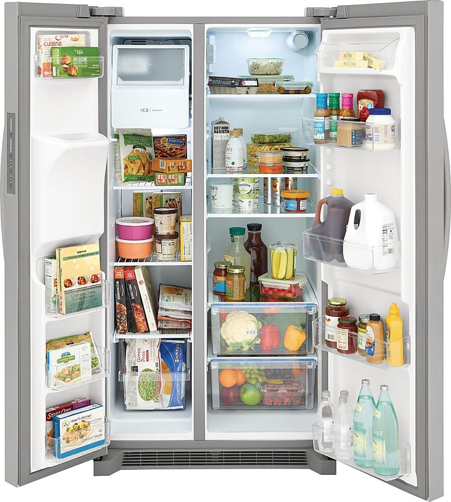 Hot Sales 25.6 cu ft Side by Side Refrigerator Stainless Steel