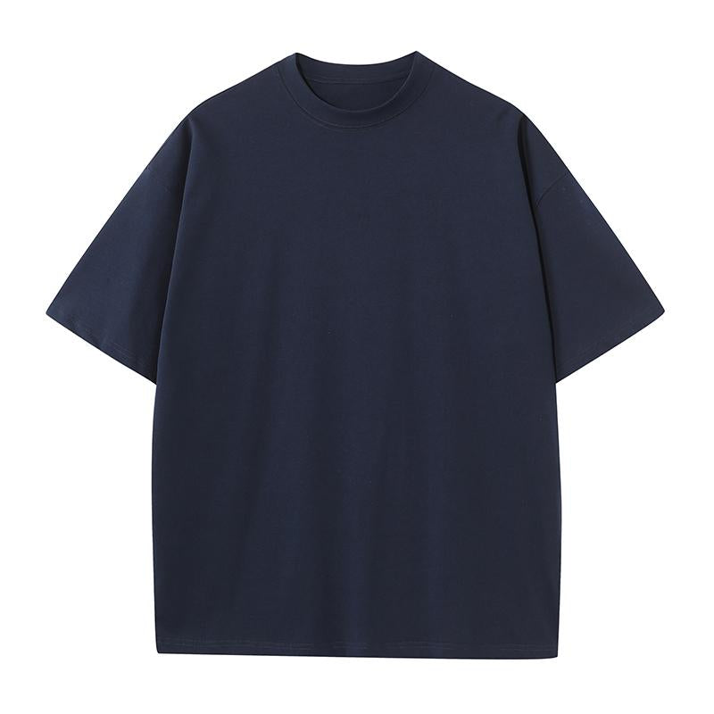 270GMS Tee Wholesale Customized Printing Soft Round Neck T Shirt Custom Logo Cotton Mens T-Shirts