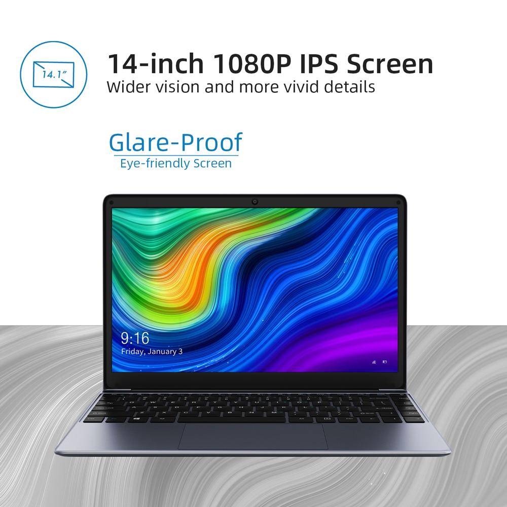 dere laptop v14s 14 1 inch intel celeron n5095 12gb ram 512gb ssd window 10 notebook backlit keyboard pc portable gaming laptop laptops
