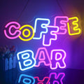 Coffee BAR Neon Sign Personalized Led Lights Bar Room Home Studio Shop Restaurant Wall Decoration Acrylic Lamps Art Neon Light