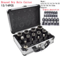 Diamond Dry Drill Bit Vacuum Brazed Core Bits Set Porcelain Tiles Crowns Granite Marble Hole Saw Tools 14Pcs 13PCS M14 Thread