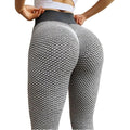 chrleisure grid tights yoga pants women seamless high waist leggings breathable gym fitness push up clothing girl yoga pant