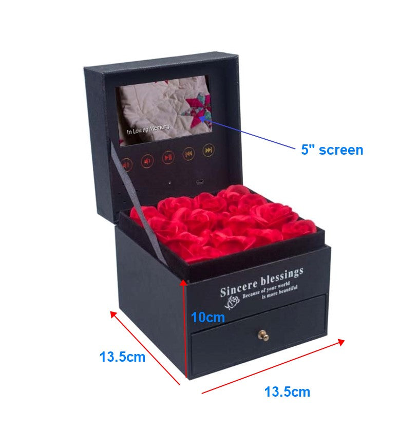 promotional advertising gift box video brochure lcd for marketing in stock