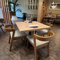 Japanese chain restaurant furniture dining table dining chair supplier
