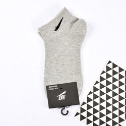 KTS467 Men's Women's Premium Cotton Short Tube Socks Rainbow Candy Color Boat Socks Fashion Sports Ankle NK Custom Logo Socks