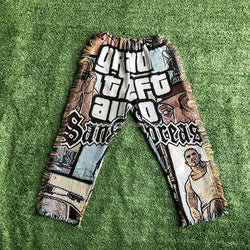 Girl Kids Pants Kids Tapestry Clothing Factory Direct Sale Fashion US Size Sweat Pants trousers Blanket Fringe Rug Kids Pants