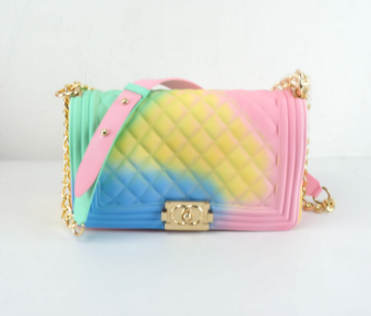 women jelly purse hand bags designer wholesale rainbow bag 2021 women ladies shoulder handbags candy jelly bags