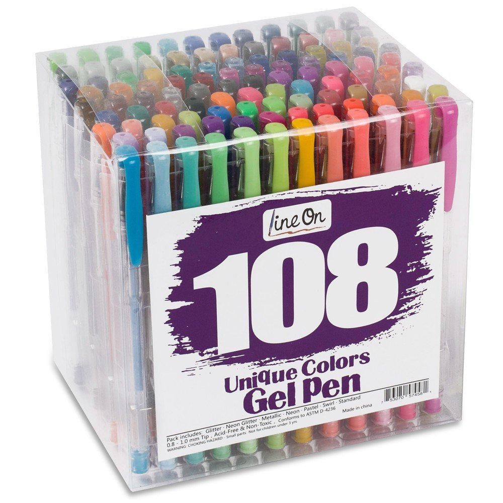 108 Colors Customized Pen Ball Pen Cheapest Promotional Plastic Office & School  Gel Pen  CN;GUA