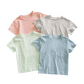 OEM/ODM Kids T shirts Multiple Colour Plain O-Neck Children's Unisex Girl's and Boy's T-shirts