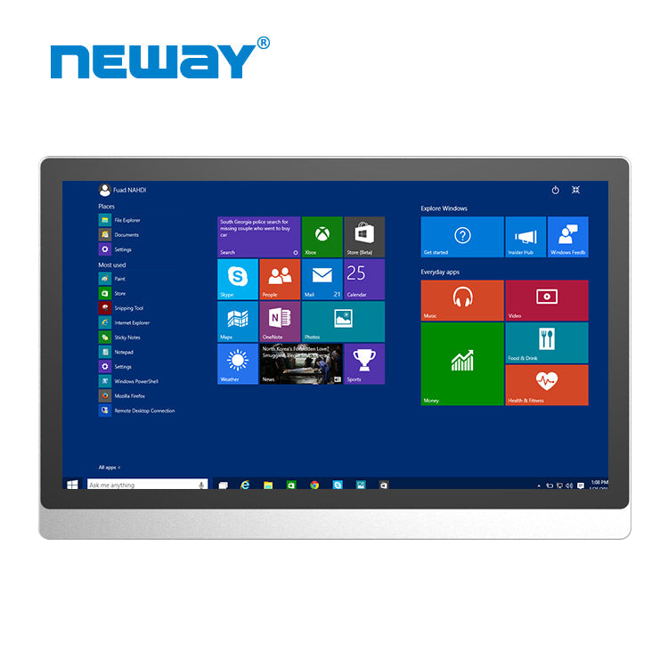15.6 inch Could up to Core I3/I5/I7 Industrial IP65 Desktop Ultra Flat Full HD Computer