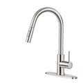 Huayi hot sale sus304 kitchen pull down BRUSHED NICKEL kitchen sink  faucet