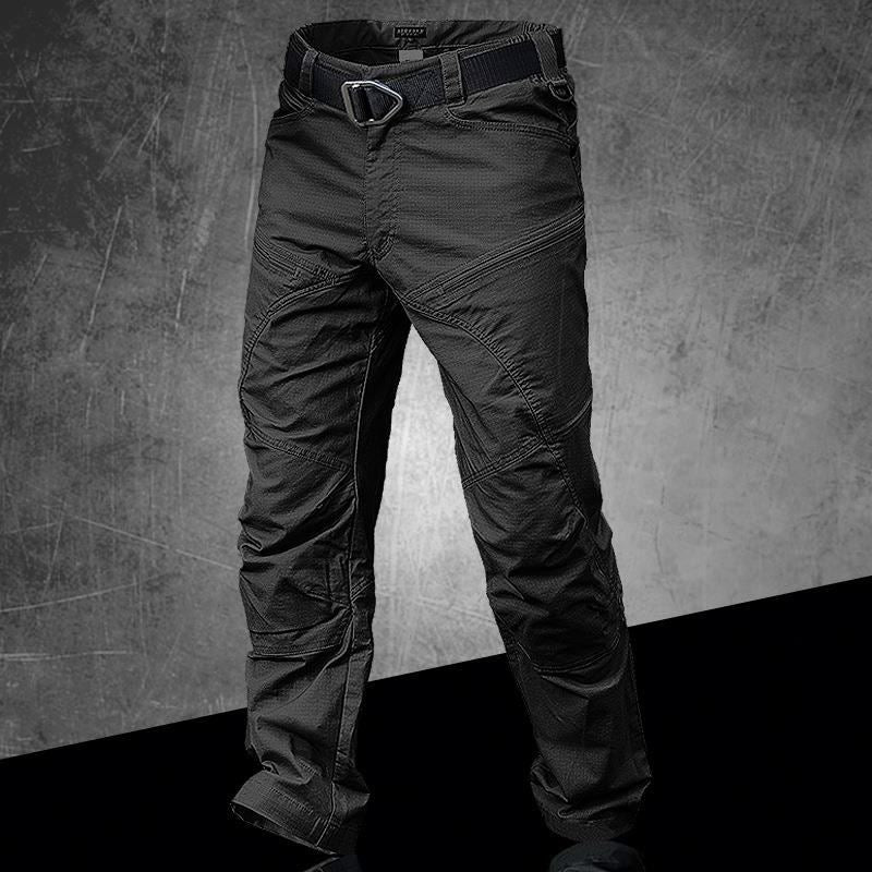 New fashion men waterproof pockets long pants Solid color outdoor sports mens casual trousers pants
