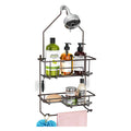 Hot Sales Expandable Over-the-shower Caddy Shower Caddy Stainless Steel Hanging Shower Shelf Bathroom Appliance Corner Modern