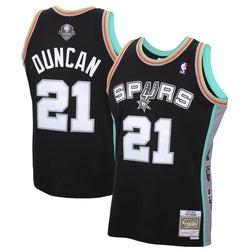 Men #21 Tim Duncan San Antonio Spur Black Basketball Jersey