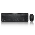 best sell high quality oem office quality standard chocolate 2.4G wireless keyboard and mouse for laptop pc