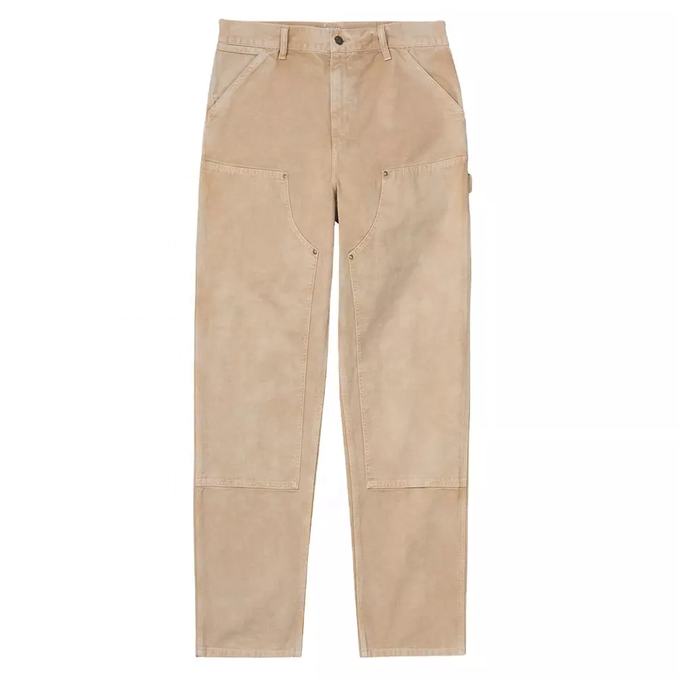 Mens khaki double knee custom pants carpenter denim painter pant trending cargo jeans for men cargo pants