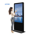 Hot selling 43 50 55 65 inch floor stand shop mall kiosk interactive touch digital advertising display screens