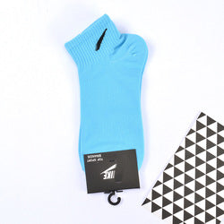 KTS467 Men's Women's Premium Cotton Short Tube Socks Rainbow Candy Color Boat Socks Fashion Sports Ankle NK Custom Logo Socks