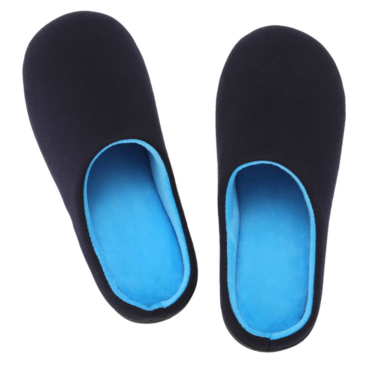 high quality memory foam two tone coral fleece lined clog scuff house shoes indoor outdoor winter shoes women men slippers