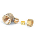 High Quality Plumbing Copper Fit Compression Fitting Brass Female Ferrule Joint Elbow3/8"OD x 3/8"FPT