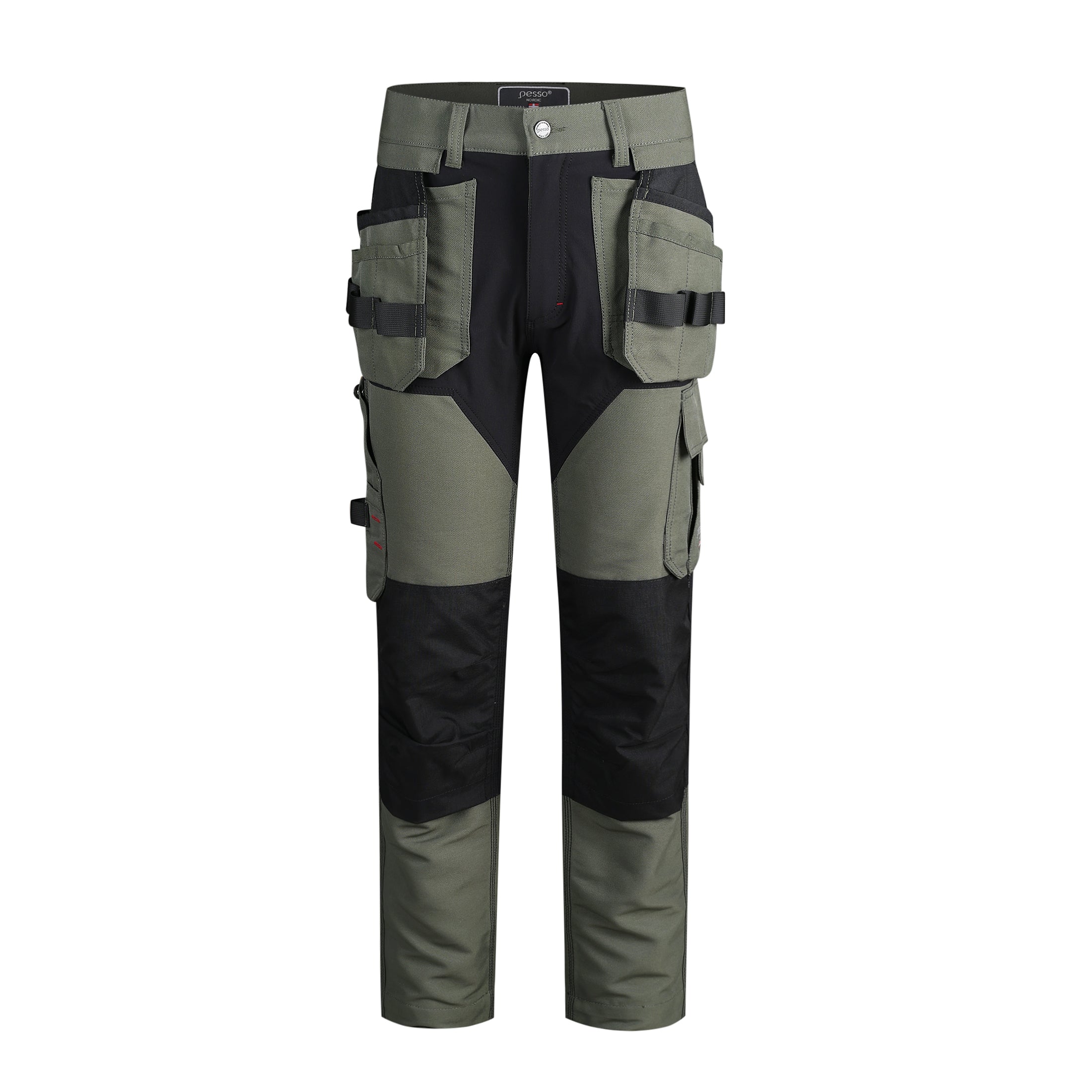 High quality OEM 100% polyester/cotton straight tactical uniform safety trousers muti-pocket men cargo work pants