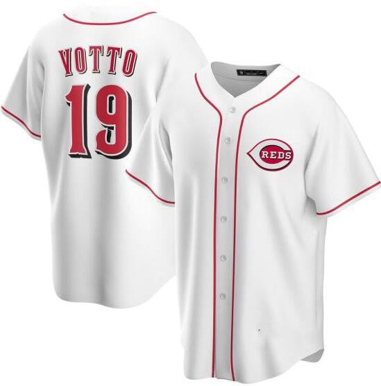Wholesale 2022 New Hot Sale Stitched Baseball Jersey Cincinnati Red #7 Eugenio Suarez #9 Moustakas Top Embroidery Sport Jersey