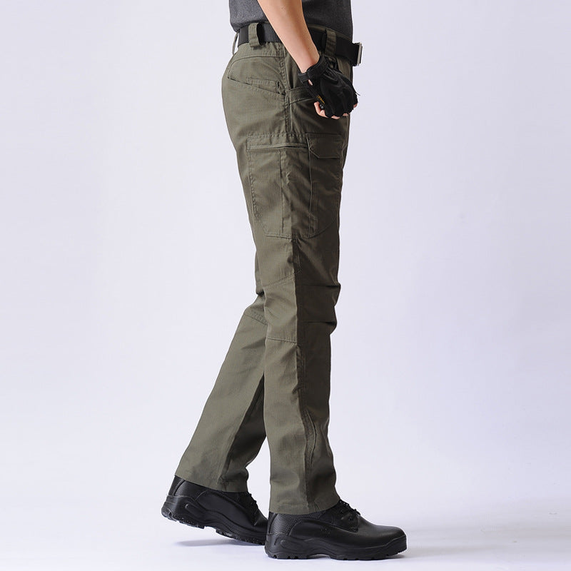 Men's Tactical Pants IX7 Water Resistant Cargo Pants Lightweight Hiking Work Pants