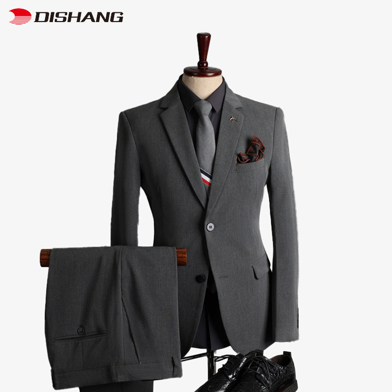 Wholesale Factory Men's Suits 3 pieces Coat Pant Men Suit Set slim fit business suits for men