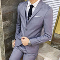 Men's casual suit Male groom coat men's suit men's suit three - piece setMen's evening dress