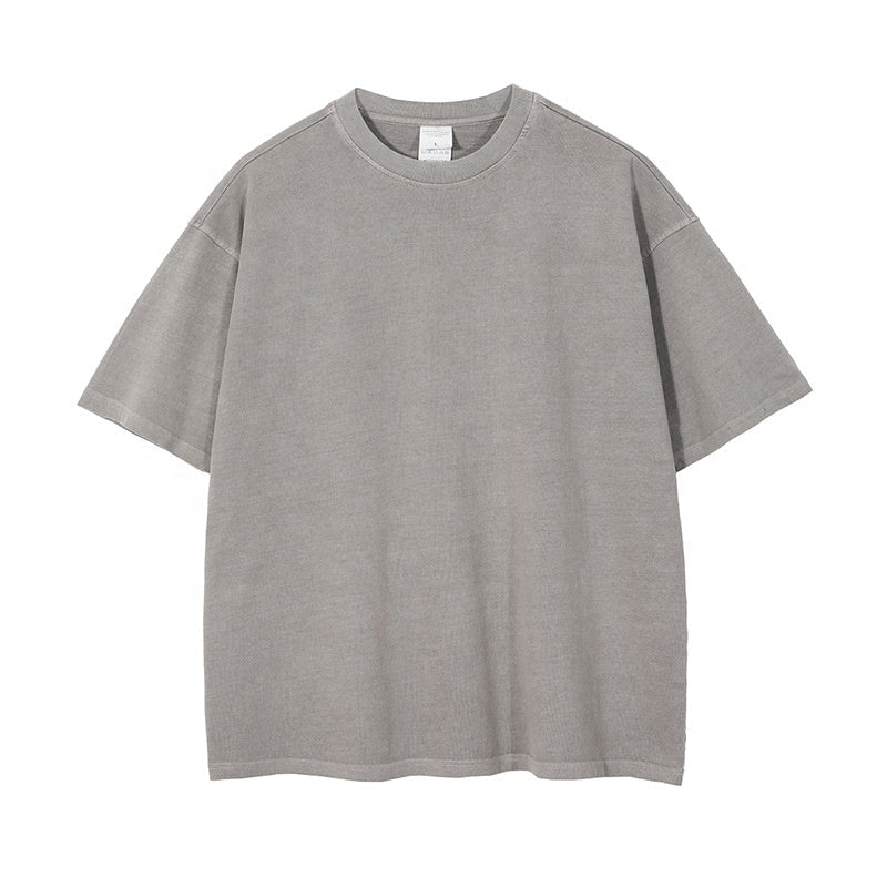 Nice Youpin clothes men direct-to-garment print DTG digital print oversize high street wear tshirt high quality acid washed tshi