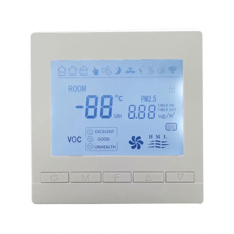 High quality smart digital programmable thermostat for room central air conditioning with HVAC system