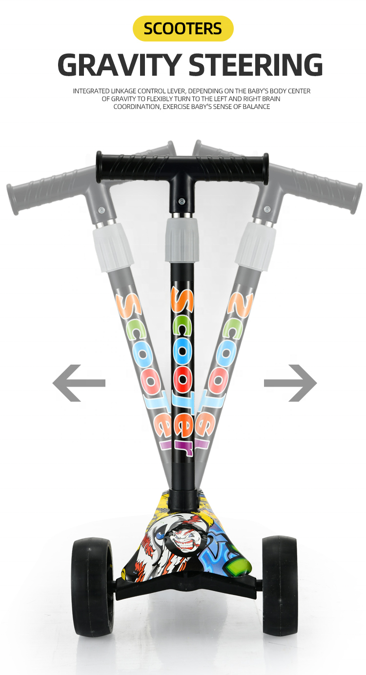 Wholesale price kick scooter for kids/ music foot scooter for children / kid scooters 2 in 1