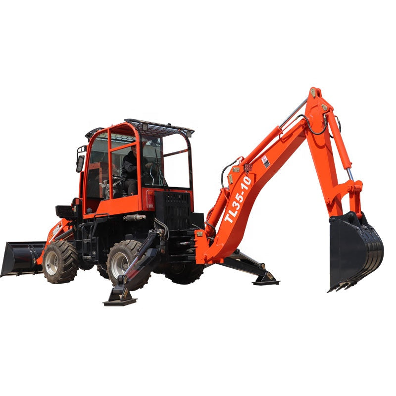Mini Wheel Backhoe Loader For Sale Multifunctional Backhoe Excavator