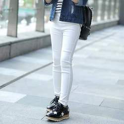 Wholesale Hot Sale Fashion Side Pants Cute Accessory Soft Comfortable Cotton Knits Girls Kids Leggings