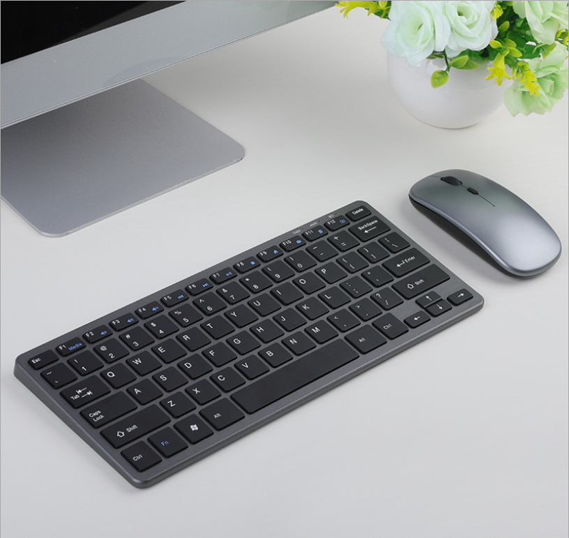 2.4GHz rechargeable Wireless Keyboard Set Ultra-Thin Portable Wireless Keyboard And Mouse For PC Desktop Computer Notebook