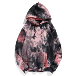 Couples Hoodie  Fall Tie-Dye Hoodie For Men And Women Pullovers Casual Coat For Men Trend Loose Top